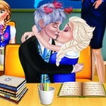 Elsa And Jack Love Kiss 