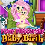 Pony Fluttershy Baby Birth